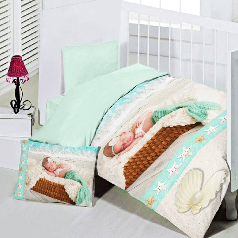 Maxstyle Mermaid Bebek Nevresim Takımı - 1