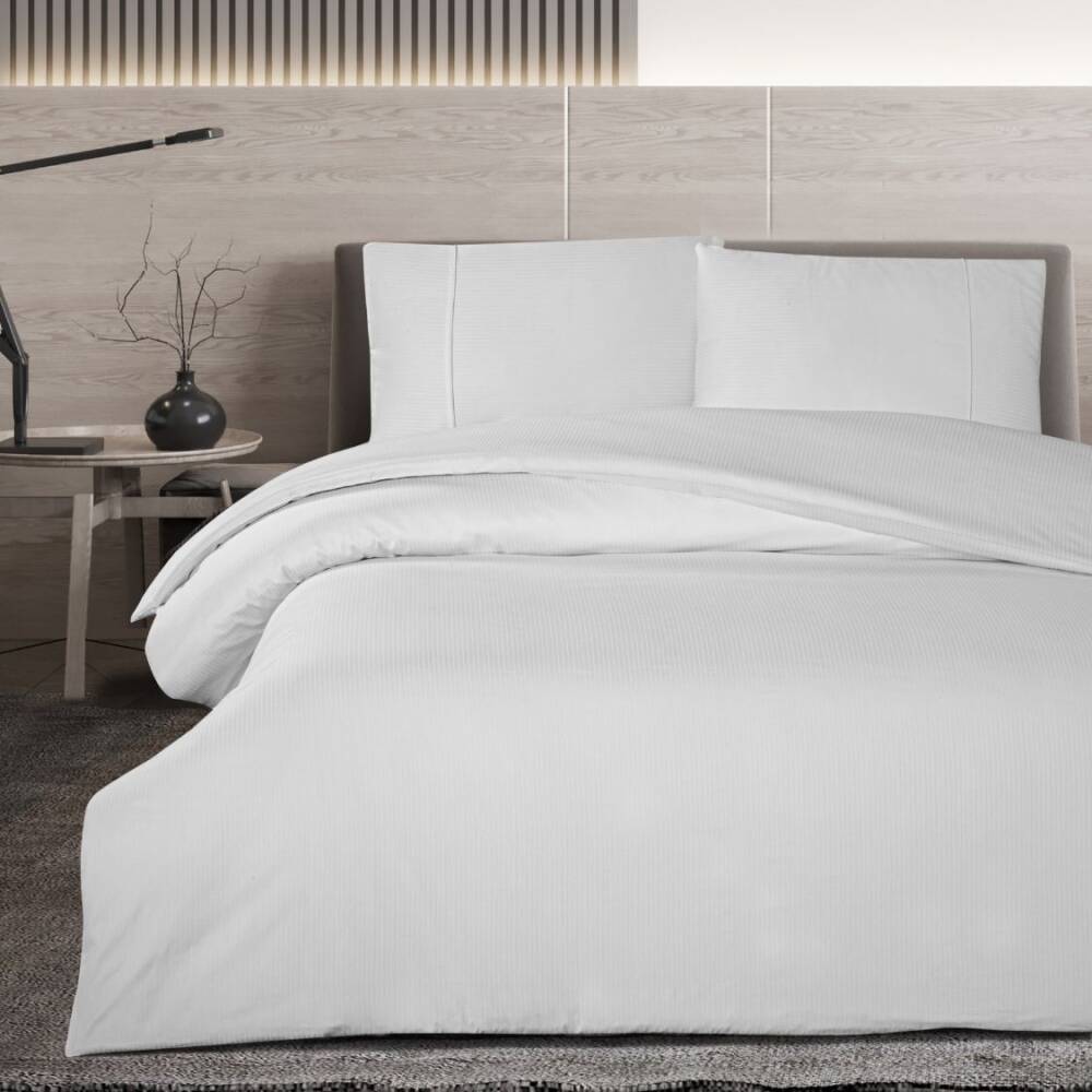 Maxstyle Premium Stripe Saten 200x220 Çift Kişilik Nevresim Takımı - 6